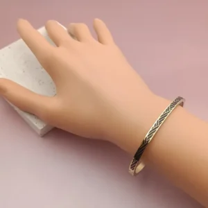 bracelet jonc en acier inoxydable
