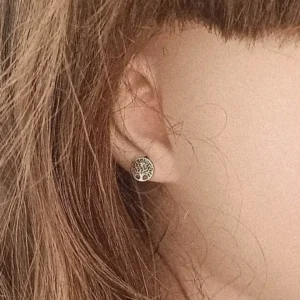 boucles-oreilles-puces-arbre-de-vie-acier-dore-argente